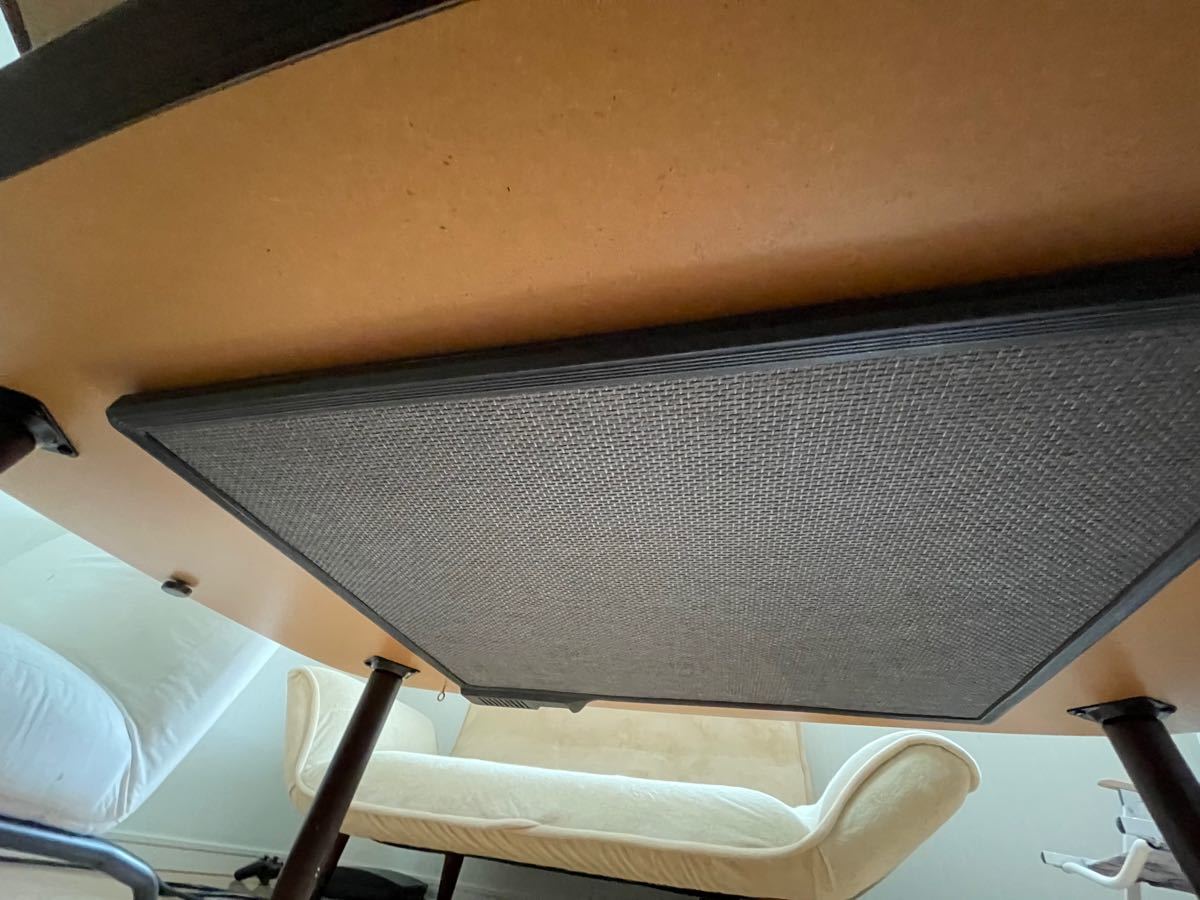 無印良品 長方形こたつ(タモ材・丸脚・フラットヒーター)MJ-KTF1200B/DB