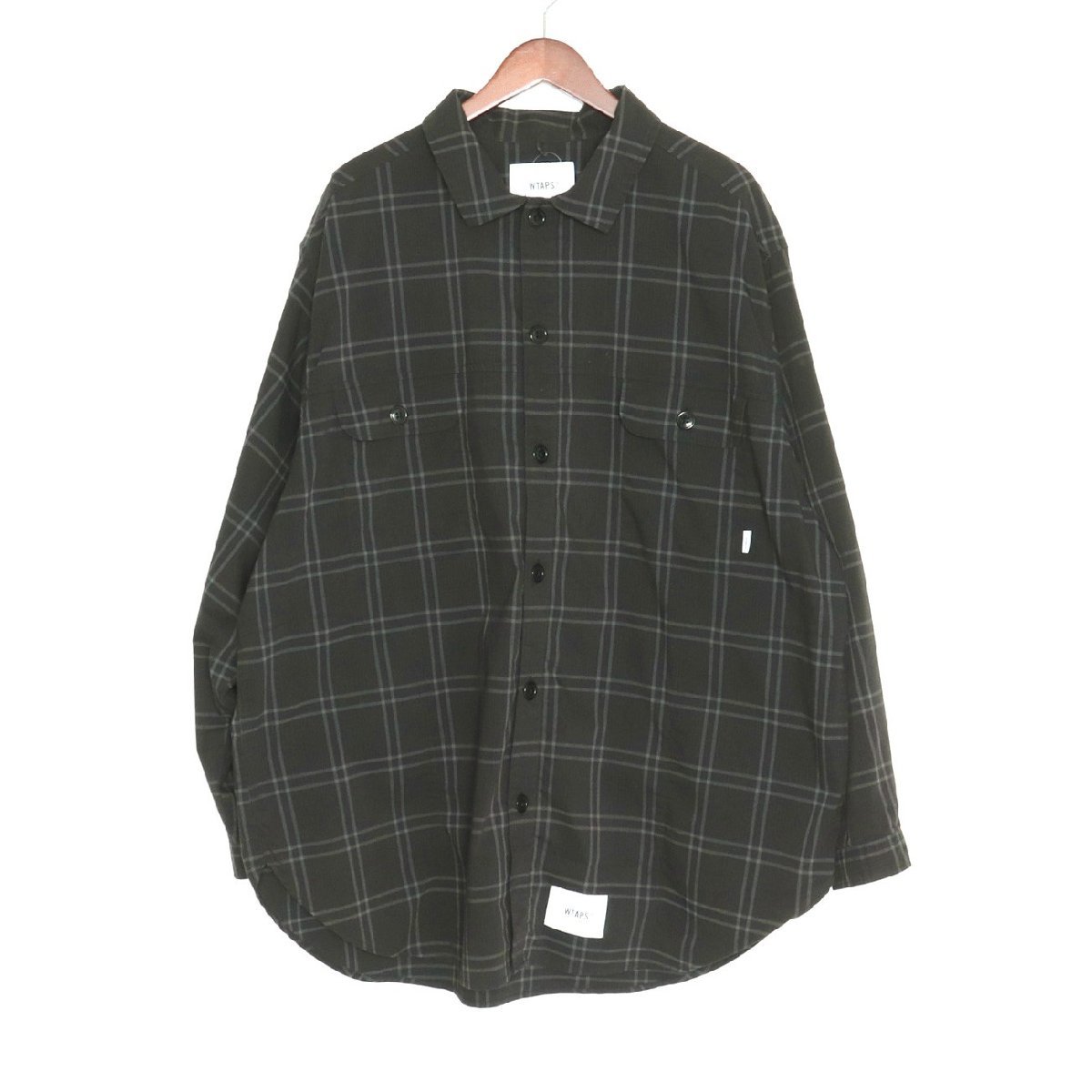 ダブルタップス WTAPS 21SS COPO.RIPSTOP.TEXTILE.COOLMAX 長袖シャツ