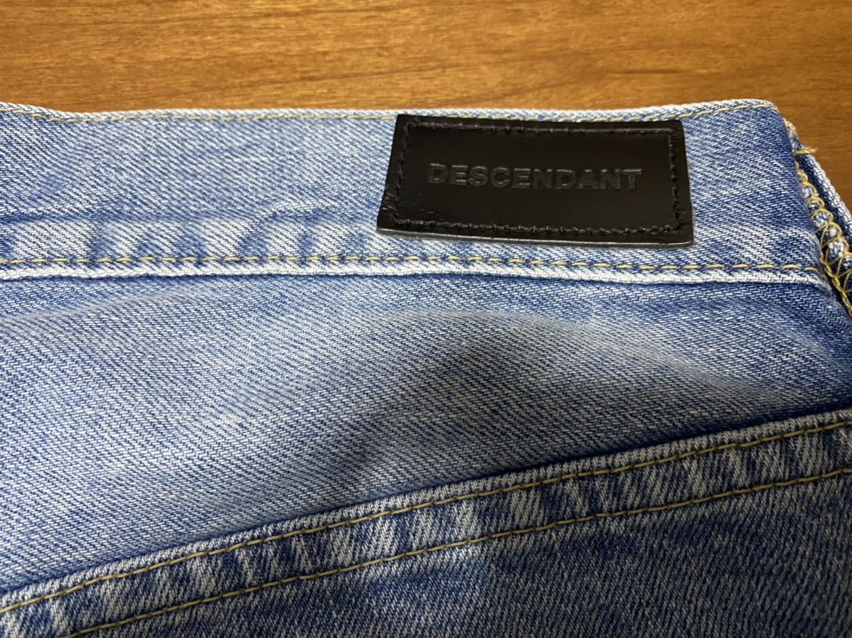 DESCENDANT DIN-4 DAMAGE JEANS INDIGO Lサイズ デニム パンツ WTAPS