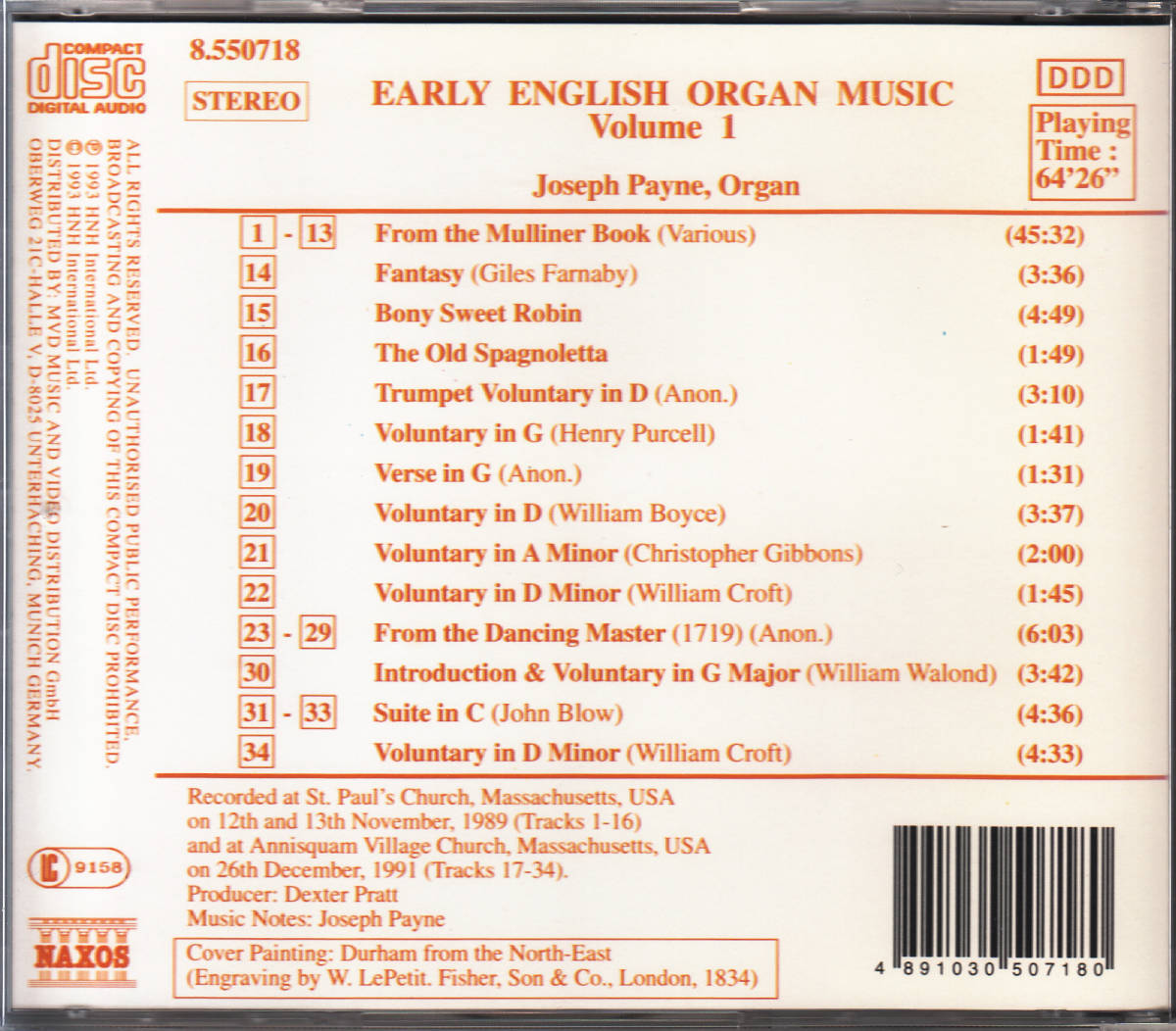 * free shipping * England. the first period organ music 1/ Anthony * Newman, John * red Ford other ~josef*pe in Import L6270