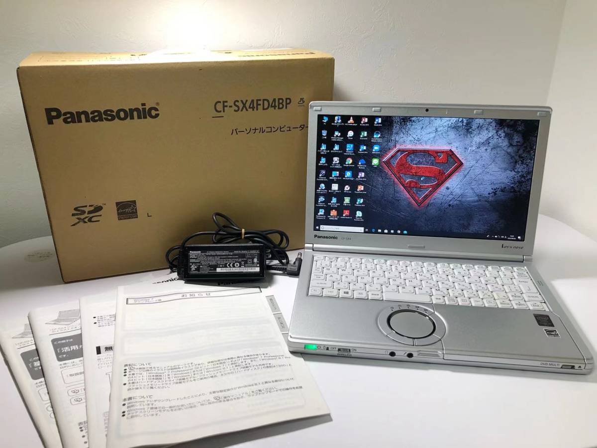 限定希少品 快速モデル!!Panasonic Let's NoteCF-SX4FD4BP12.1型 i7-5600U 2.60GHz 16GB 新品SSD1TB Win10 Pro Office2016 win11対応可元箱_画像8