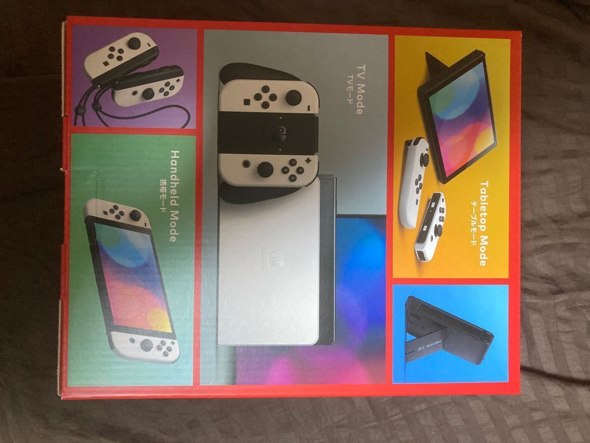 Nintendo Switch 有機ELモデル ホワイト＋ガラスフィルム＋カードケース