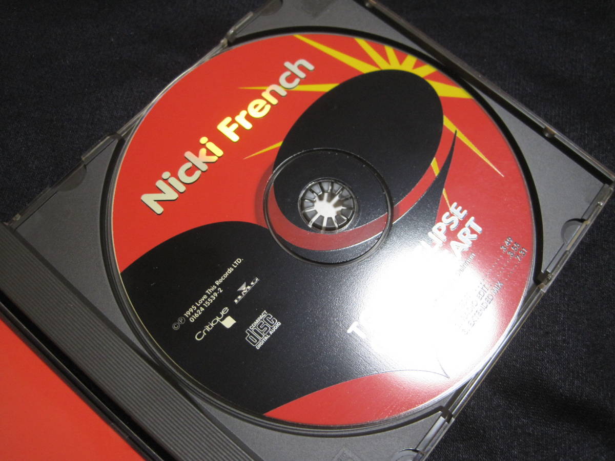 【 Nicki French ニッキフレンチ / TOTAL ECLIPSE OF THE HEART 】 輸入盤 12センチ CD シングル 【 廃盤 希少 レア盤 】_画像4