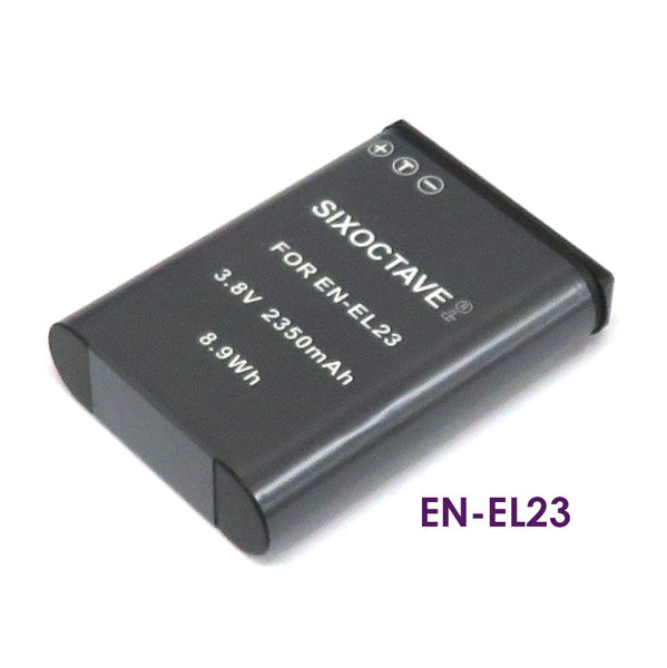 EN-EL23 Nikon 互換バッテリー 1個 純正充電器 充電可能 COOLPIX P600 ...