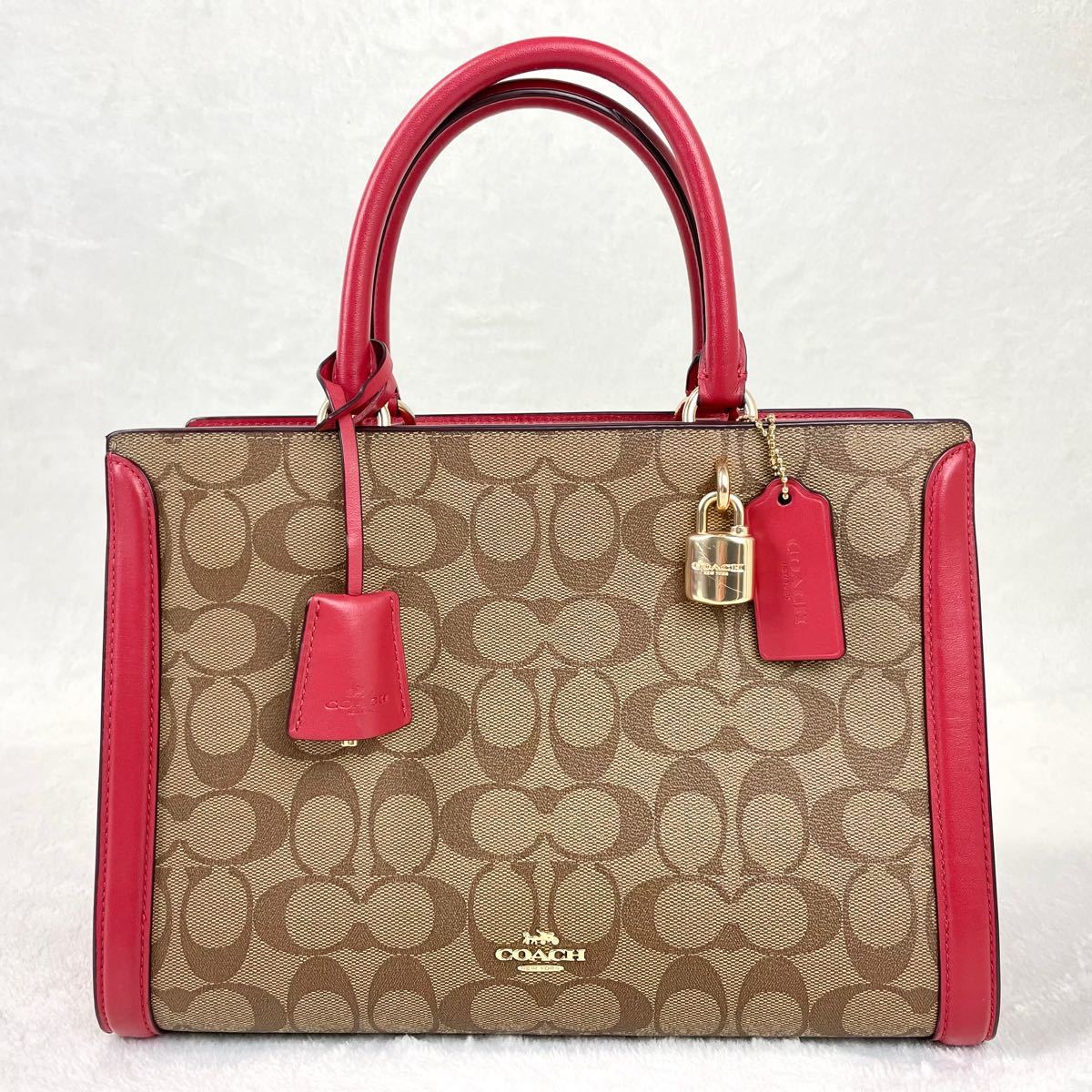 日本未発売】COACH コーチ ゾーイ キャリーオール 2way ショルダー