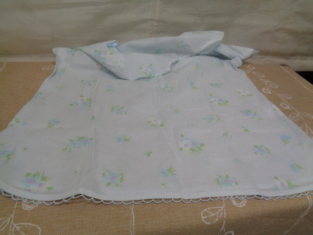LINCLALOR リンクラカール 半袖レディースパジャマ イタリア 水色/花柄プリント Lサイズ 未使用品の画像5