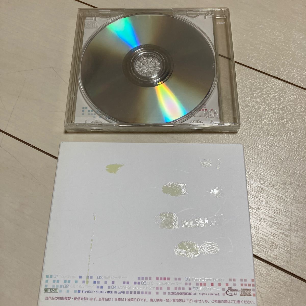 【送料無料】CLOSED／UNDERGROUND（片霧烈火）「トイショップ」 同人CD