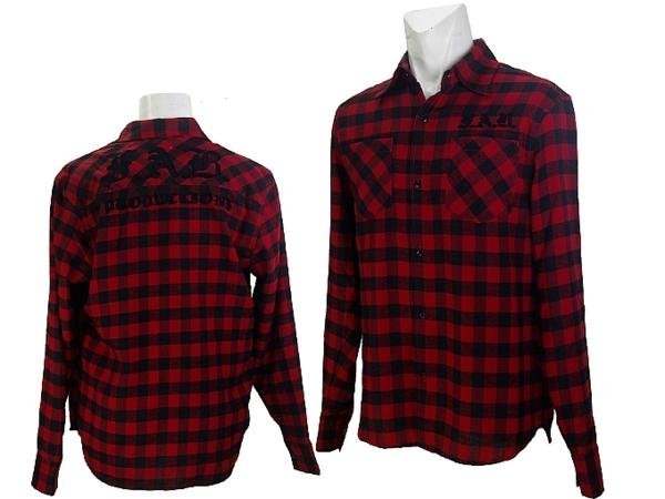 [ liquidation price /66%OFF]FAB CHECKER FRANNEL shirt /L size new goods 