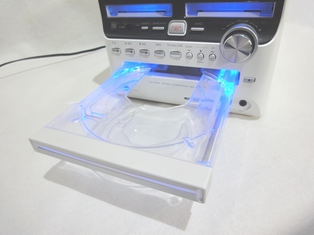 希少稼働美品○Victor/ビクター UX-W500-W(CA-UXW500-W) CD-MD5倍速