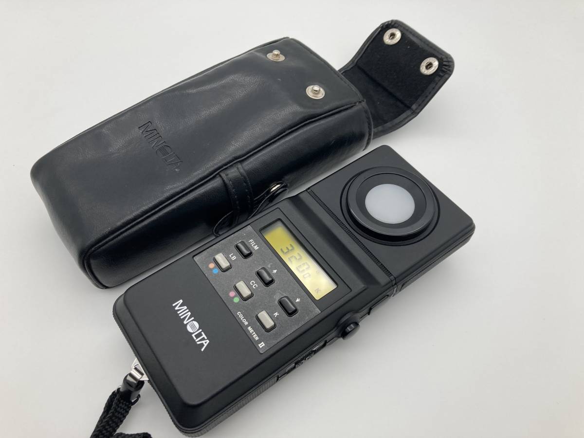 通電確認済み:MINOLTA COLOR METER II カラーメーター ミノルタ
