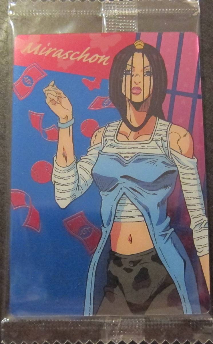 (J-255) JoJo's Bizarre Adventure 6 часть Stone Ocean вафли карта герой карта No10 Mira shon (J-255) JoJo's Bizarre Adventure 6 часть Stone Ocean вафли карта герой карта No10 Mira shon