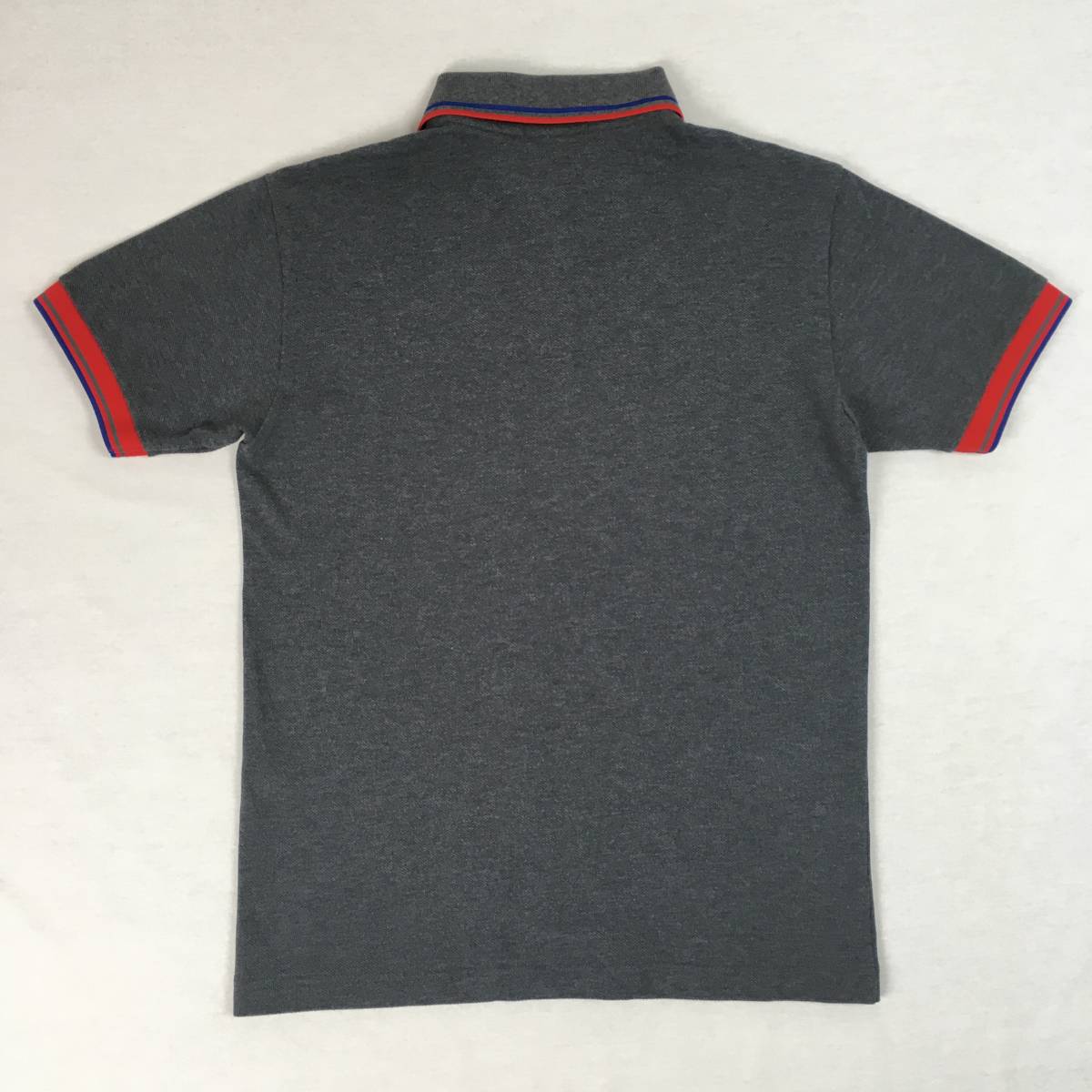 FRED PERRY フレッドペリー ポロシャツ FZ1314 Mサイズ 日本製 グレー 鹿の子 半袖シャツの画像8