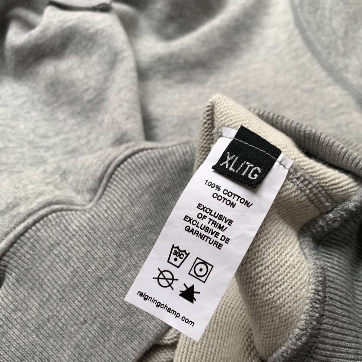 XL 新品 カナダ製 REIGNING CHAMP レイニングチャンプ ミッドウェイト