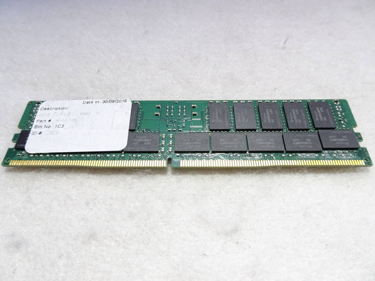美品 SK Hynix デスクトップPC型 メモリー DDR4-2400T PC4- 19200 1枚32GB×1枚組 合計32GB 両面チップ Registered ECC 動作検証済_画像6