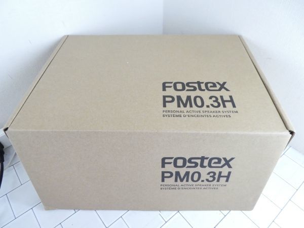 即出荷可 FOSTEX アクティブ・スピーカー PM0.3H(W) 箱 取説 電源 ケーブル付 目立つキズ 汚れ等なくきれい m www.bia-niger.com