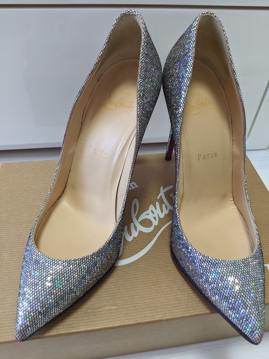 Christian Louboutin クリスチャンルブタン グリッター ハイヒール