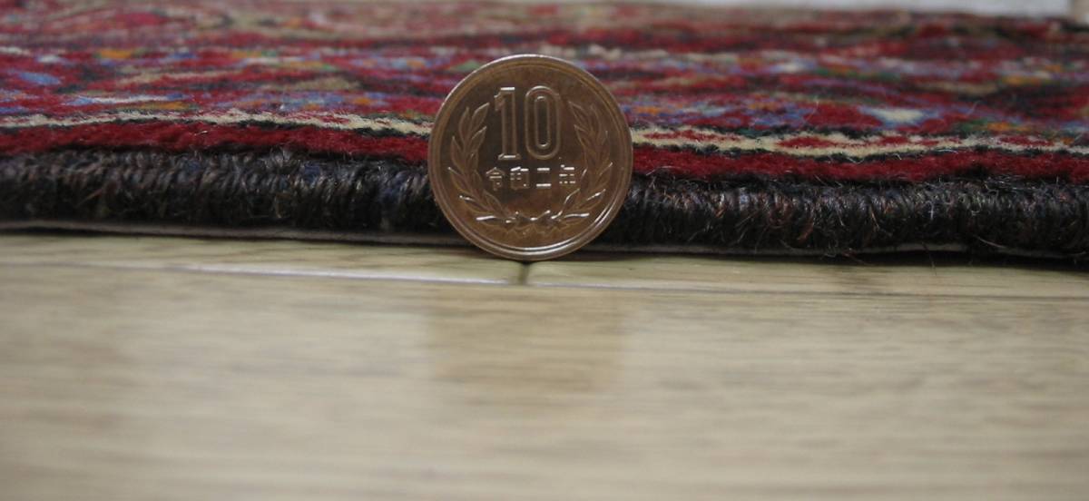 ペルシャ絨毯 バルーチ AD305 手織り 206x117ｃｍ ウール クリーニング