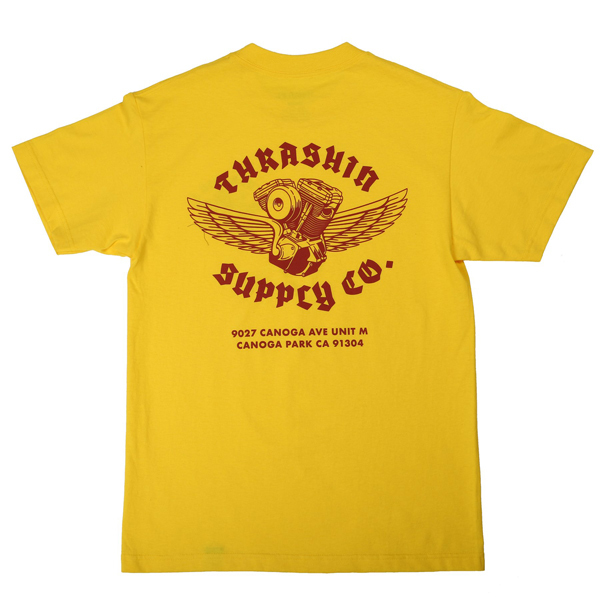 T/C Thrashin Supply スラッシンサプライ Shop Shirt ショップシャツ Yelllow イエロー Mサイズ_画像1