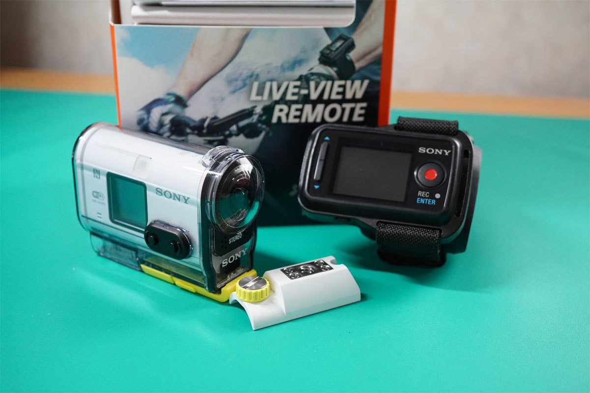アクションカム】SONY HDR-AS100VR ライブビューリモコンキット+
