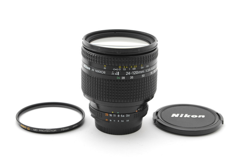 美品動作品です！ NIKON ニコン AF NIKKOR 24-120mm f3.5-5.6 D オートフォーカスズームレンズ_画像2