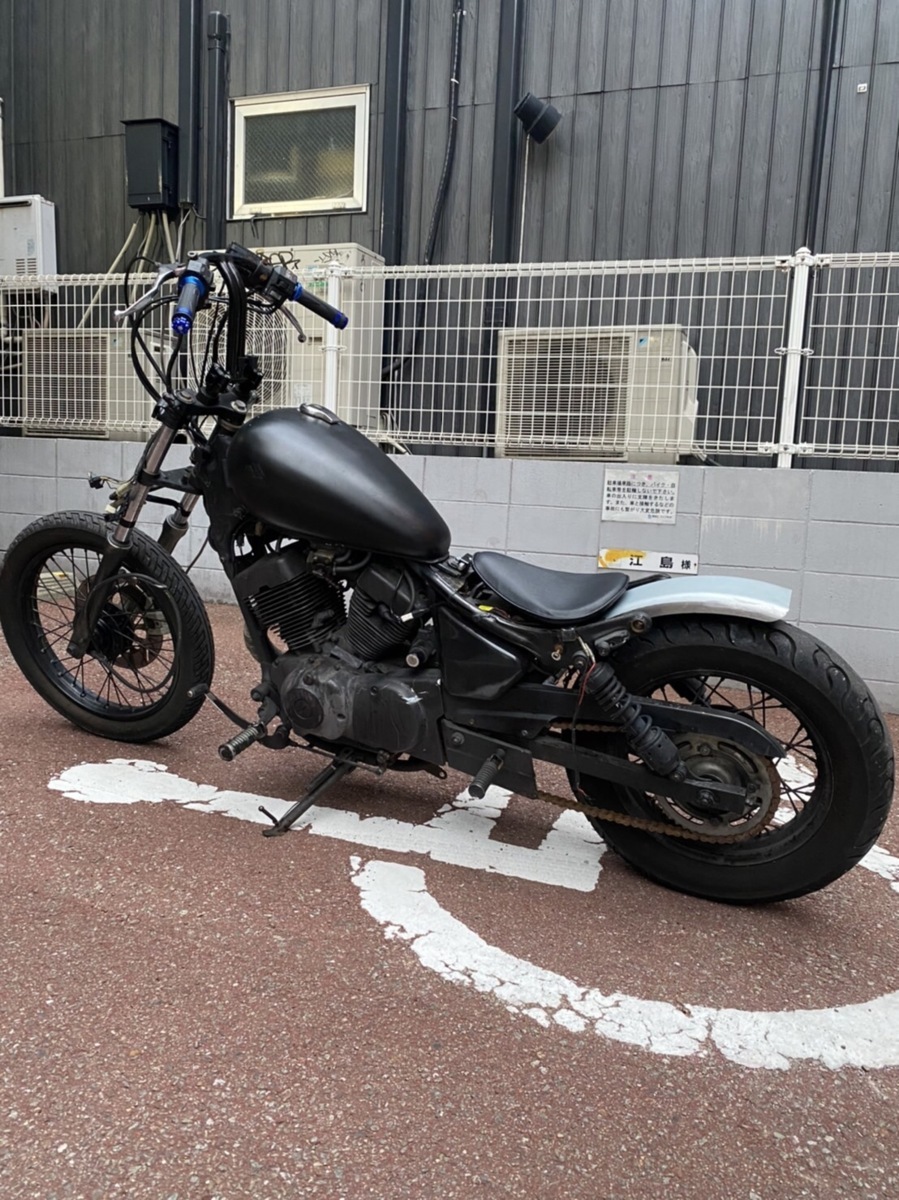 ビラーゴ250 シンプル フラットフェンダー&サドルシートKIT www
