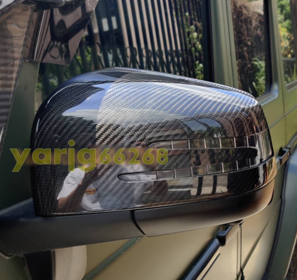  Benz G Class W463 carbon fibre rearview mirror shell cover left right set 