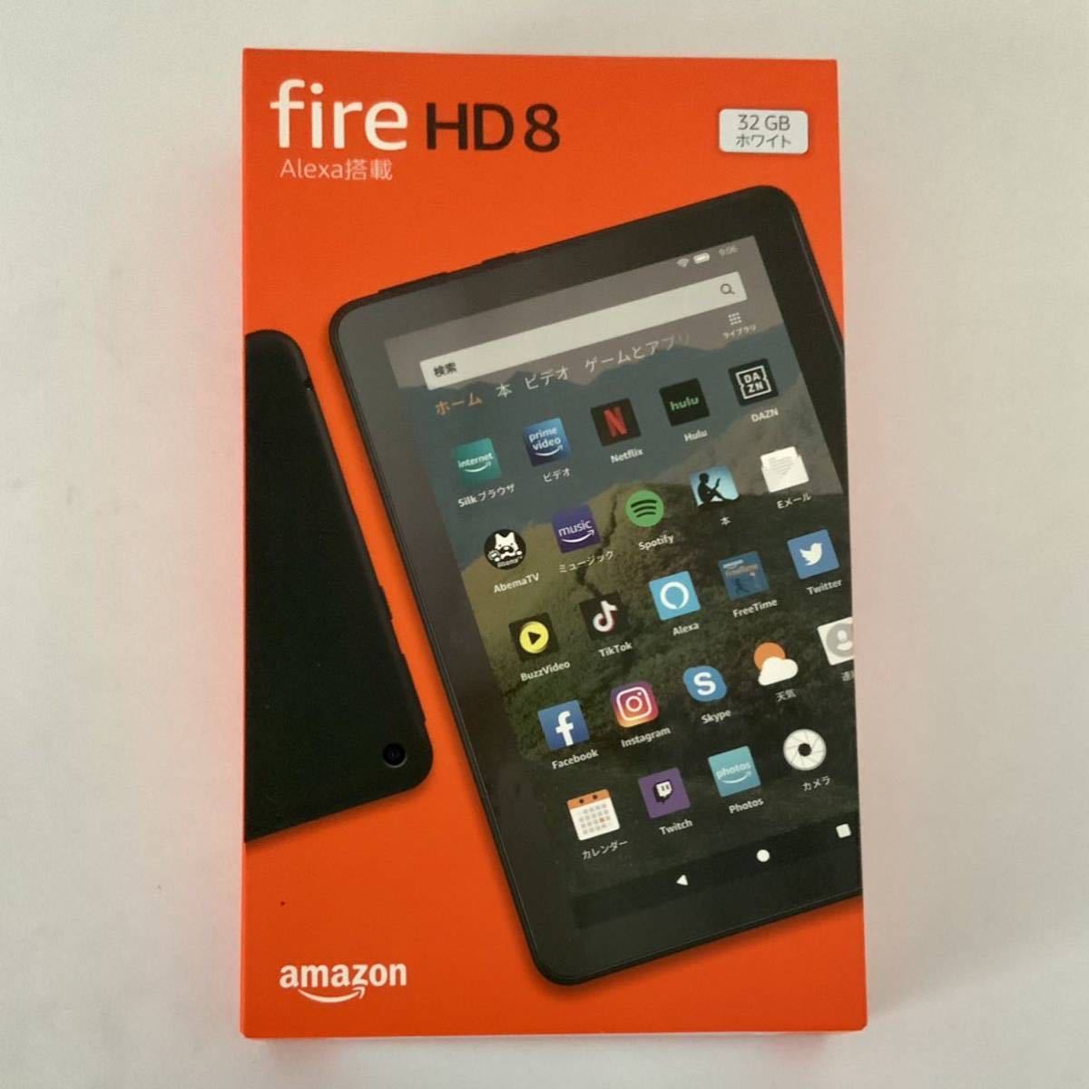 ★☆【新品/送料無料】Fire HD 8 ホワイト 最新モデル 第10世代 タブレット Amazon [8.0型/ストレージ:32GB/Wi-Fiモデル/Alexa搭載] ☆★_画像1