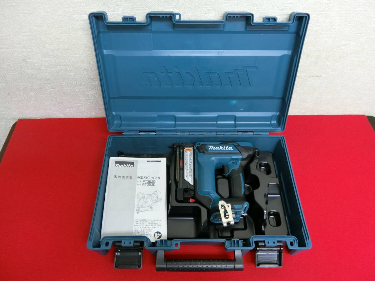 makita マキタ PT353D 充電式ピンタッカ 18V 本体のみ 専用ケース付き
