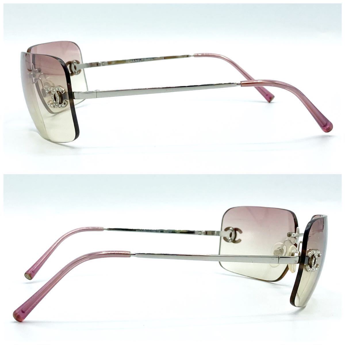 良品】 シャネル CHANEL 4017-D ココマーク サングラス ピンク 良品】 シャネル CHANEL 4017-D ココマーク サングラス ピンク
