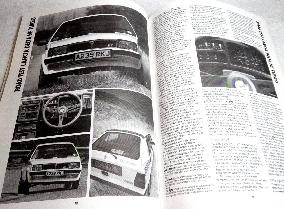 ＜洋書＞ランチア・デルタ＆HFインテグラーレ『Lancia Delta & HF integrale Ultimate Portfolio』～アルティメット・ポートフォリオの画像5