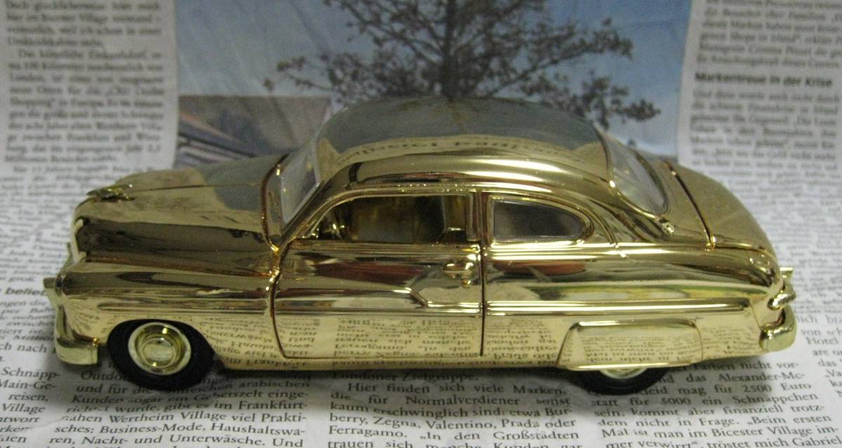 * rare yellow gold *Signature Models*1/32*1949 Ford Mercury Coupe Gold ≠ Franklin Mint 