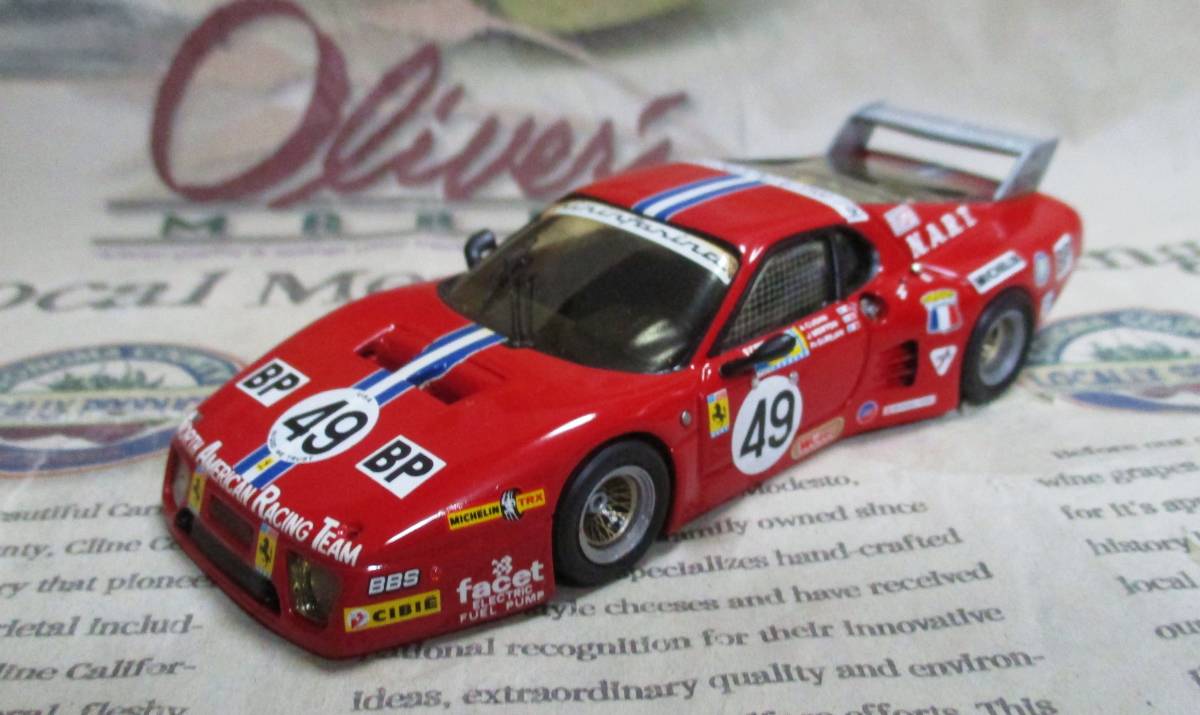 ★激レア絶版*完成品*BAM/AMR*1/43*Ferrari 512BB LM #49 NART 1981 Le Mans 24h≠BBR_画像1