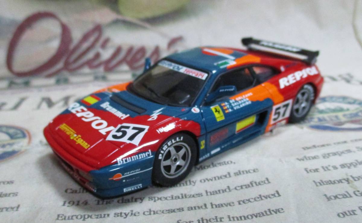 ★激レア絶版*完成品*AMR*1/43*Ferrari 348 GTC-LM #57 1994 Le Mans 24h≠BBR,MR_画像1