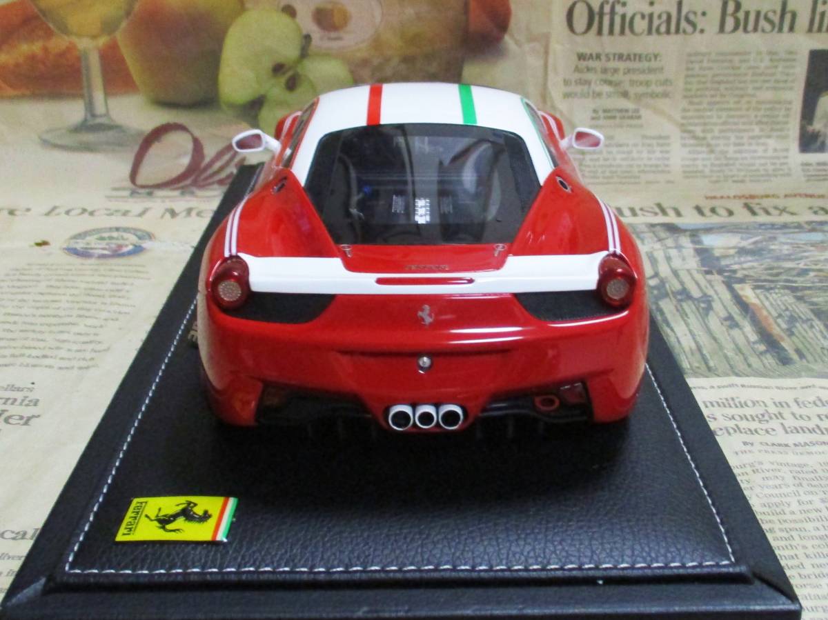 ★激レア絶版*世界48台*BBR*1/18*Ferrari 458 Challenge Taylor Made レッド/ホワイト*フェラーリ≠MR_画像4