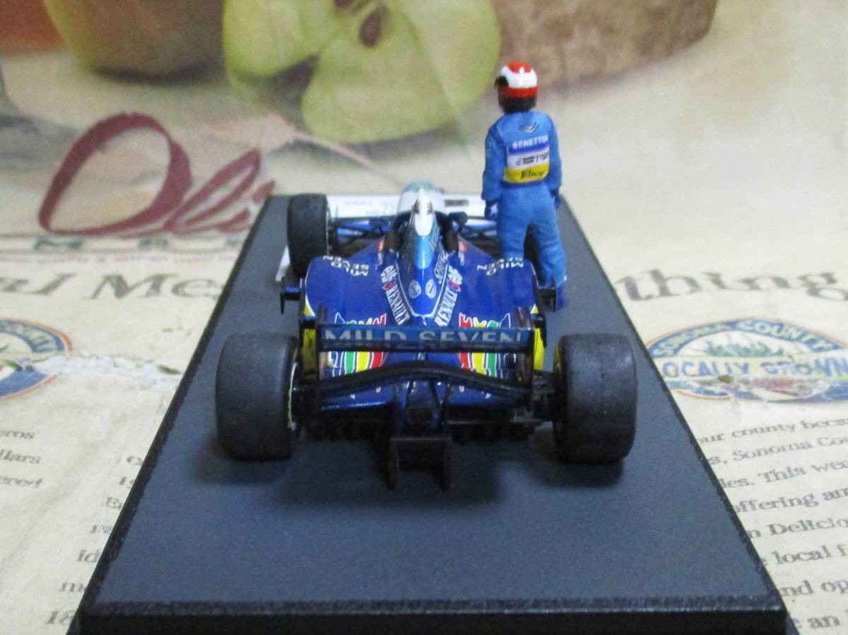 ☆レア絶版★Tameo完成品*1/43*Benetton B195 #2 MILD SEVEN 1995 Spanish GP*Johnny Herbert≠BBR,MR_画像4