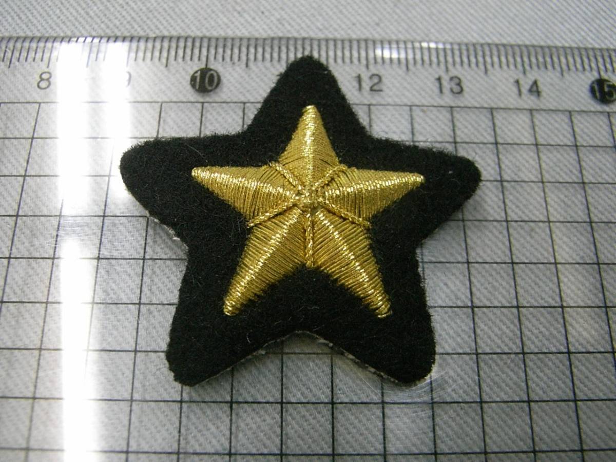 ★アメリカ海軍　袖星章レプリカ　1組（2個）新品★金糸刺繍_画像3