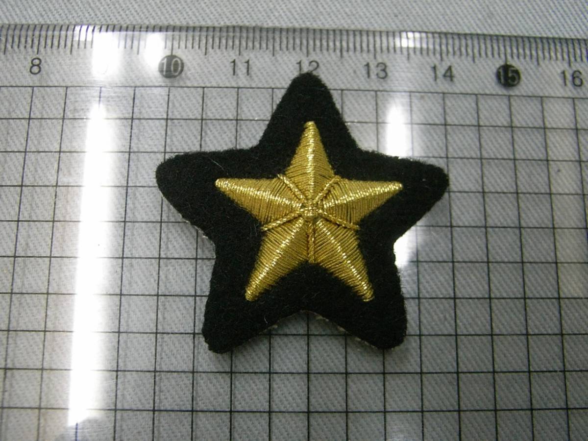 ★アメリカ海軍　袖星章レプリカ　1組（2個）新品★金糸刺繍_画像4