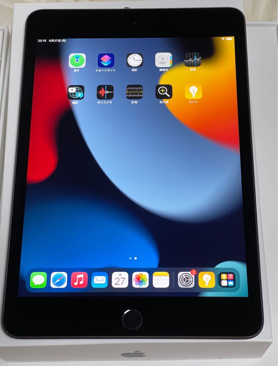 APPLE iPad mini 第5世代 WiFi 64GB スペースグレー 極美品 付属品全て