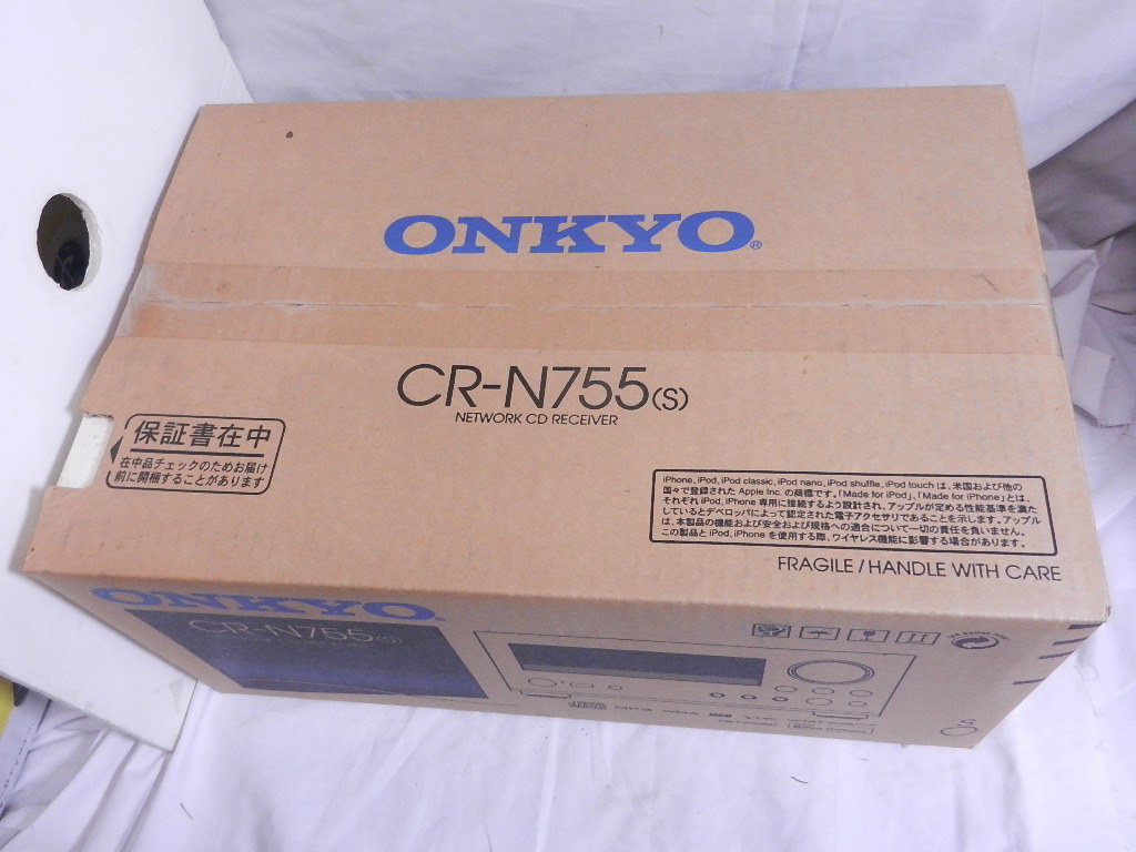 未使用未開封】ONKYO オンキョー ネットワークCDレシーバー CR-N755(S