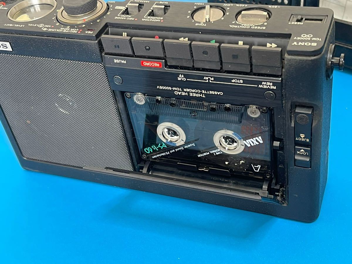 SONY／スリーヘッドラジオカセットレコーダー TCM-5000EV