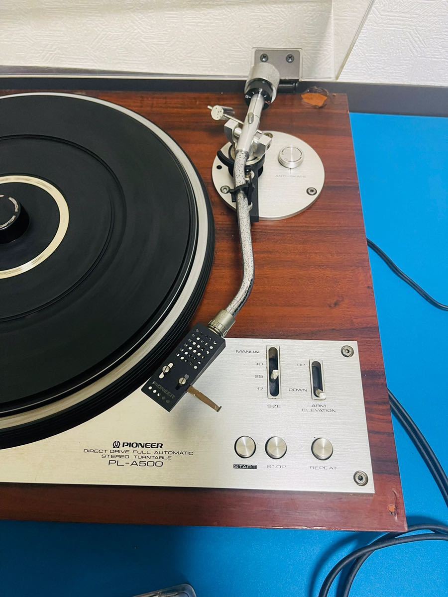 Pioneer パイオニア ターンテーブル レコードプレーヤー 100v PL-A500 【動作確認済み】_画像3