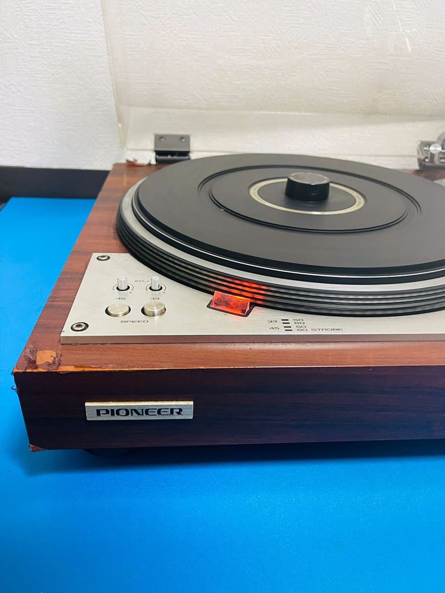 Pioneer パイオニア ターンテーブル レコードプレーヤー 100v PL-A500 【動作確認済み】_画像5