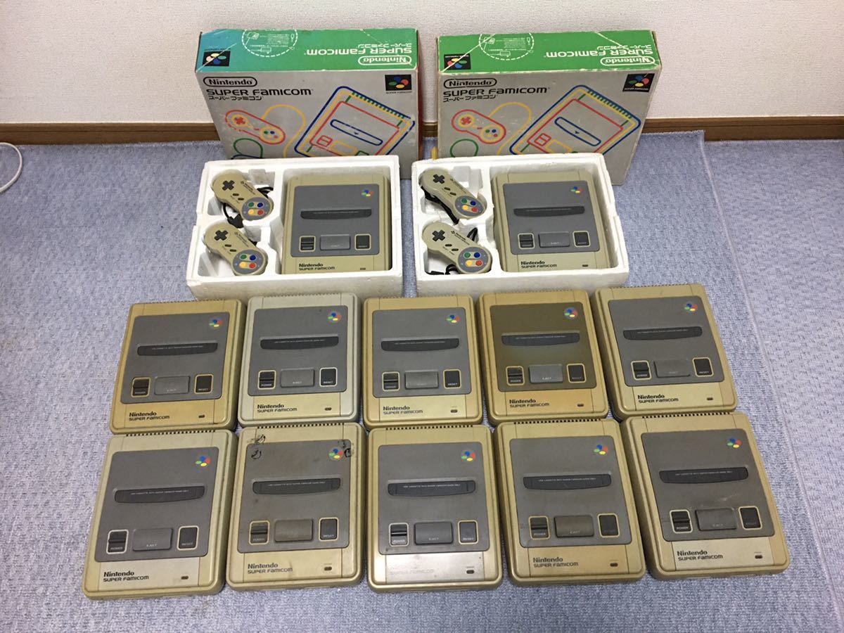 ジャンク品 任天堂 スーパーファミコン 本体のみ 10台 箱 コントローラーセット2台SFC Nintendo ゲーム機 まとめ売り 計12台セット  的詳細資料 | YAHOO!拍賣代標 | FROM JAPAN