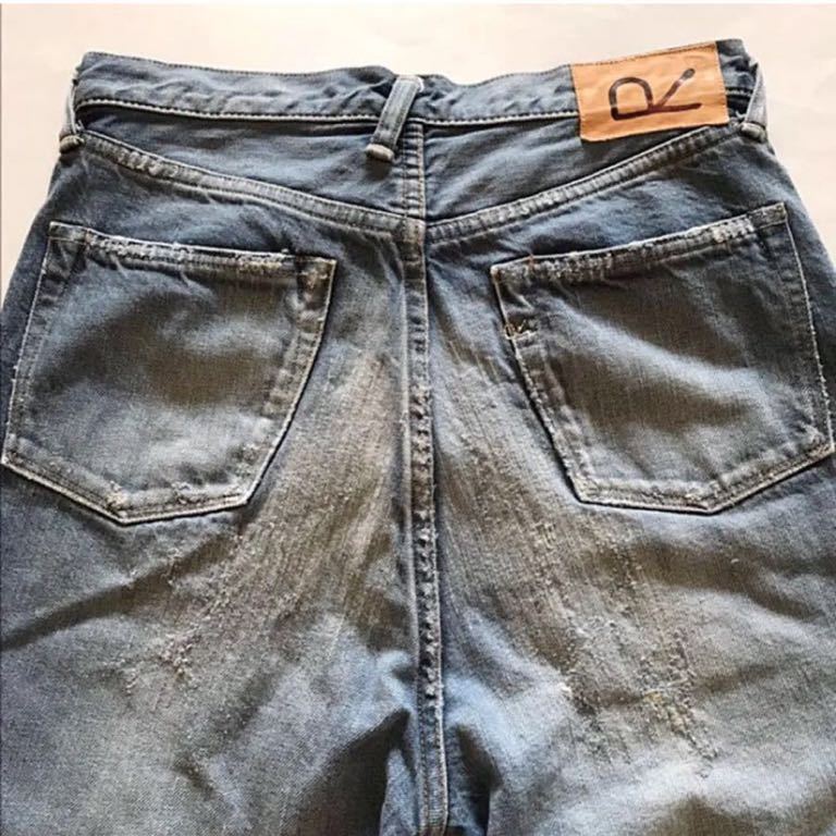 45R おこめコバチ比女 はたらきもの リメイク加工ジーンズ サイズ0 定価64,900_画像6