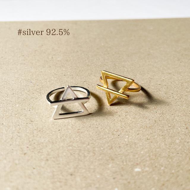 silver925 指輪 オープン レディース リング フリーサイズ 個性的b7 12号_画像1
