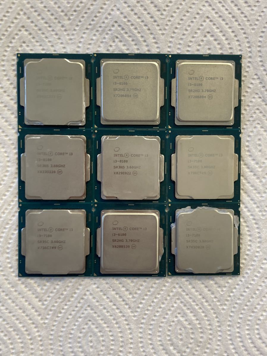 Intel Core i3-6100T 3枚セット