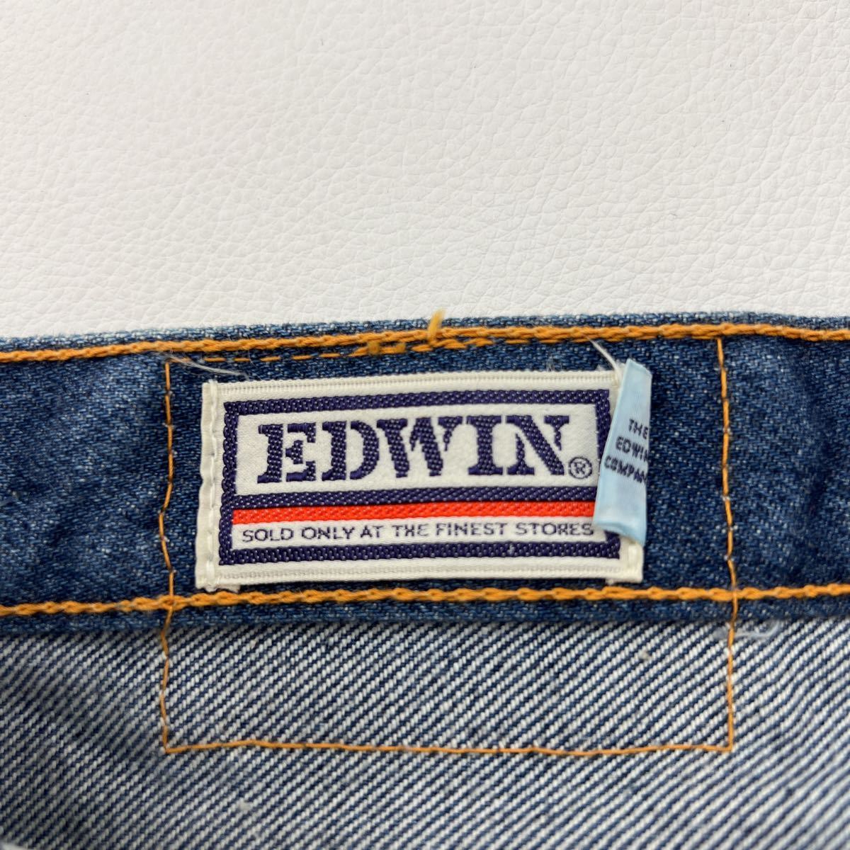 エドウィン ☆ EDWIN 1073 テーパード デニムパンツ ジーンズ 34 インディゴ アメカジ 古着MIXスタイル 【今時のシルエット感♪】■Ja3947_画像4