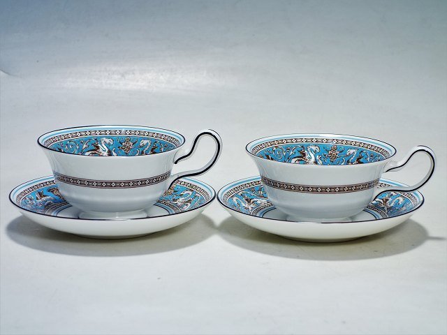 KWEDGWOOD ウェッジウッドフロレンティーン ターコイズ