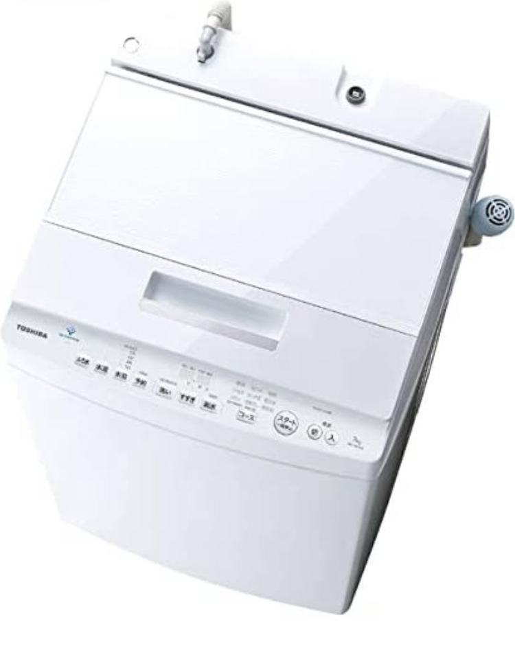 東芝 zaboon 洗濯機 7kg 2019年製 AW−7D7 本体