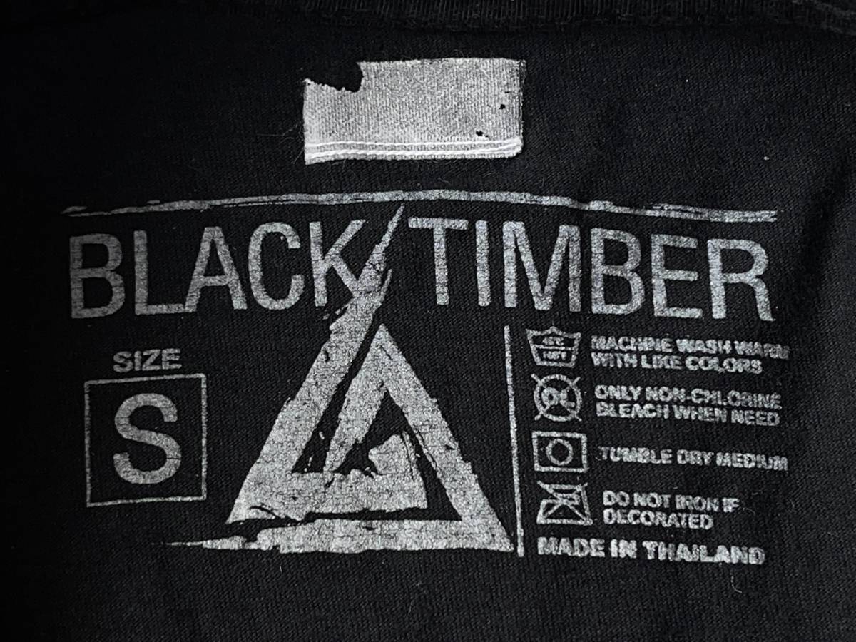 ☆送料無料☆ BLACK TIMBER USA直輸入 古着 半袖 バットマン Tシャツ メンズ S ブラック トップス 中古 即決の画像10